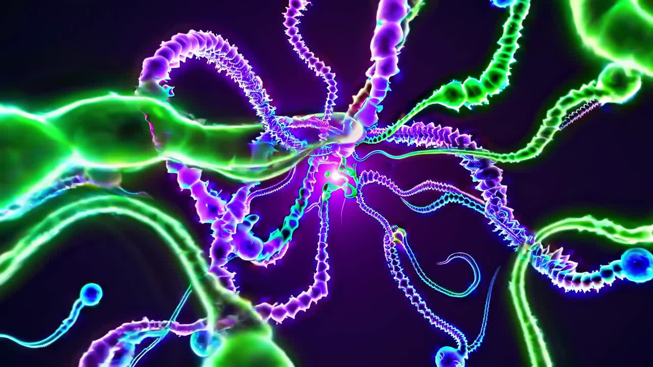 estructura biológica resumida y brillante