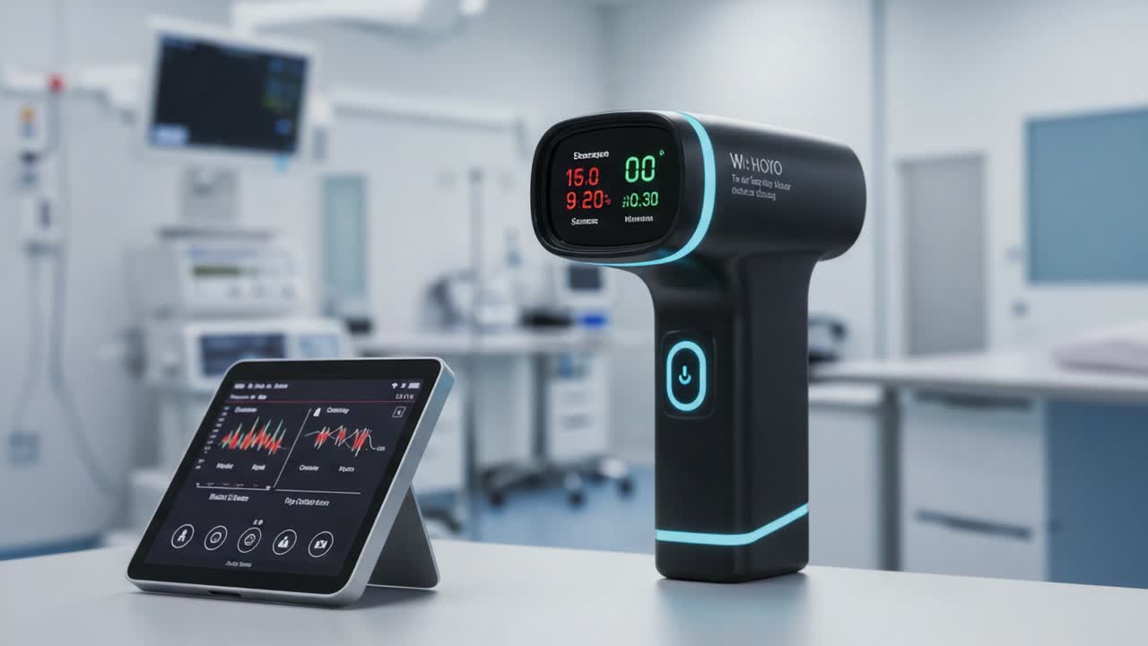 Advanced Medical Monitoring Device for Vital Signs in Clinical Settings: Revolutionizing Health Diagnostics with Real-Time Data and Enhanced Accuracy