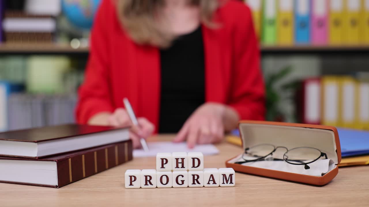 PhD Program Study Desk