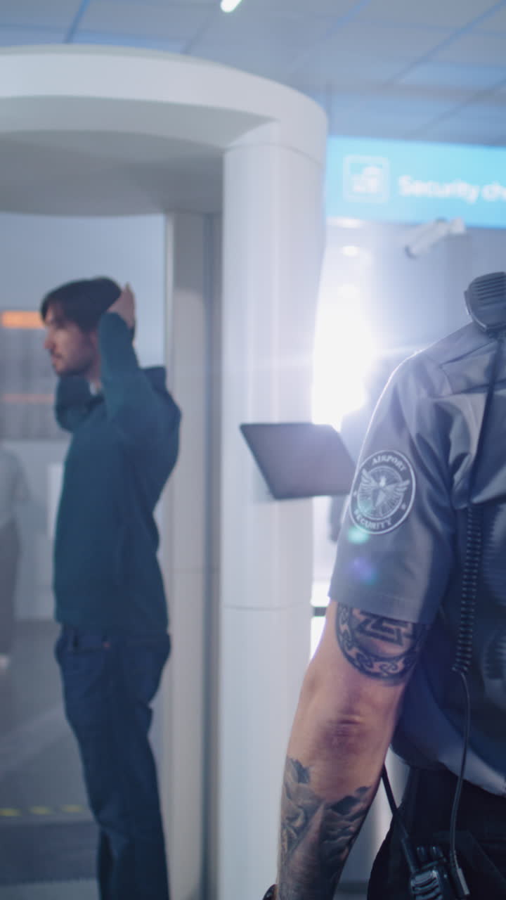 veiligheidscontrole op de luchthaven