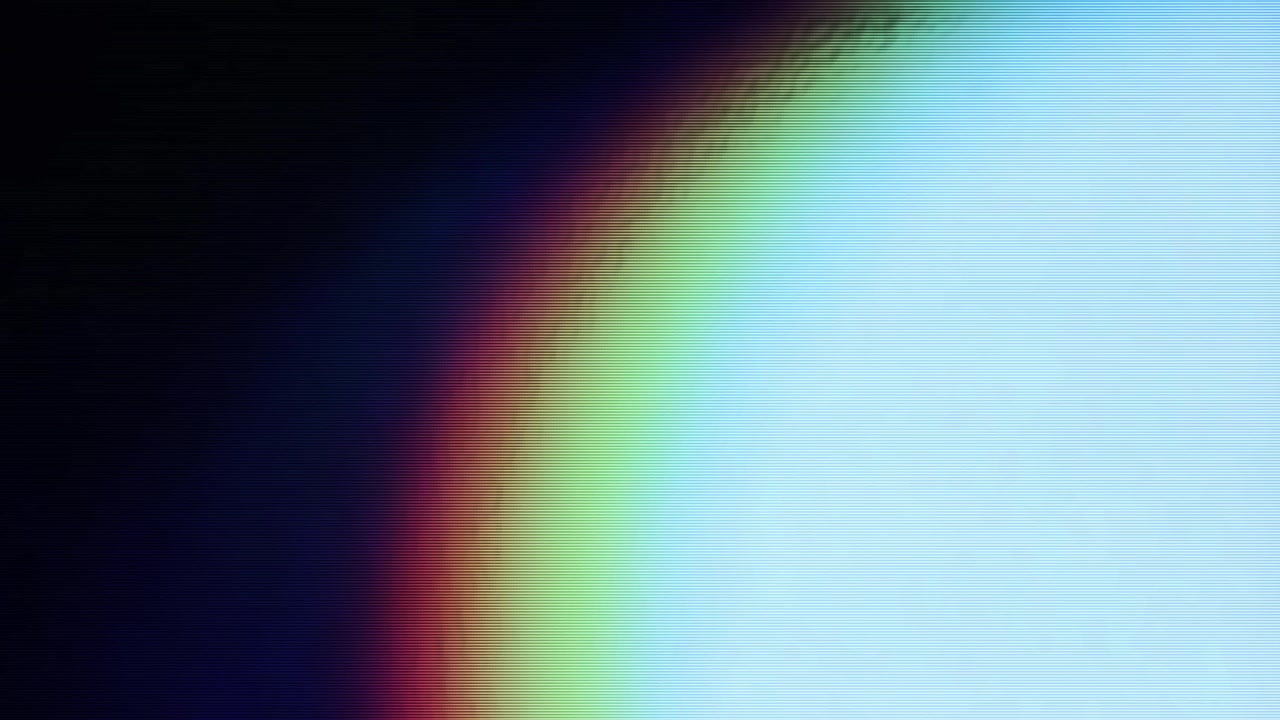 Perdita di luce dinamica con transizione di colore vibrante e scanline