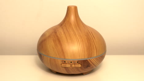 wooden essential oil diffuser with timer