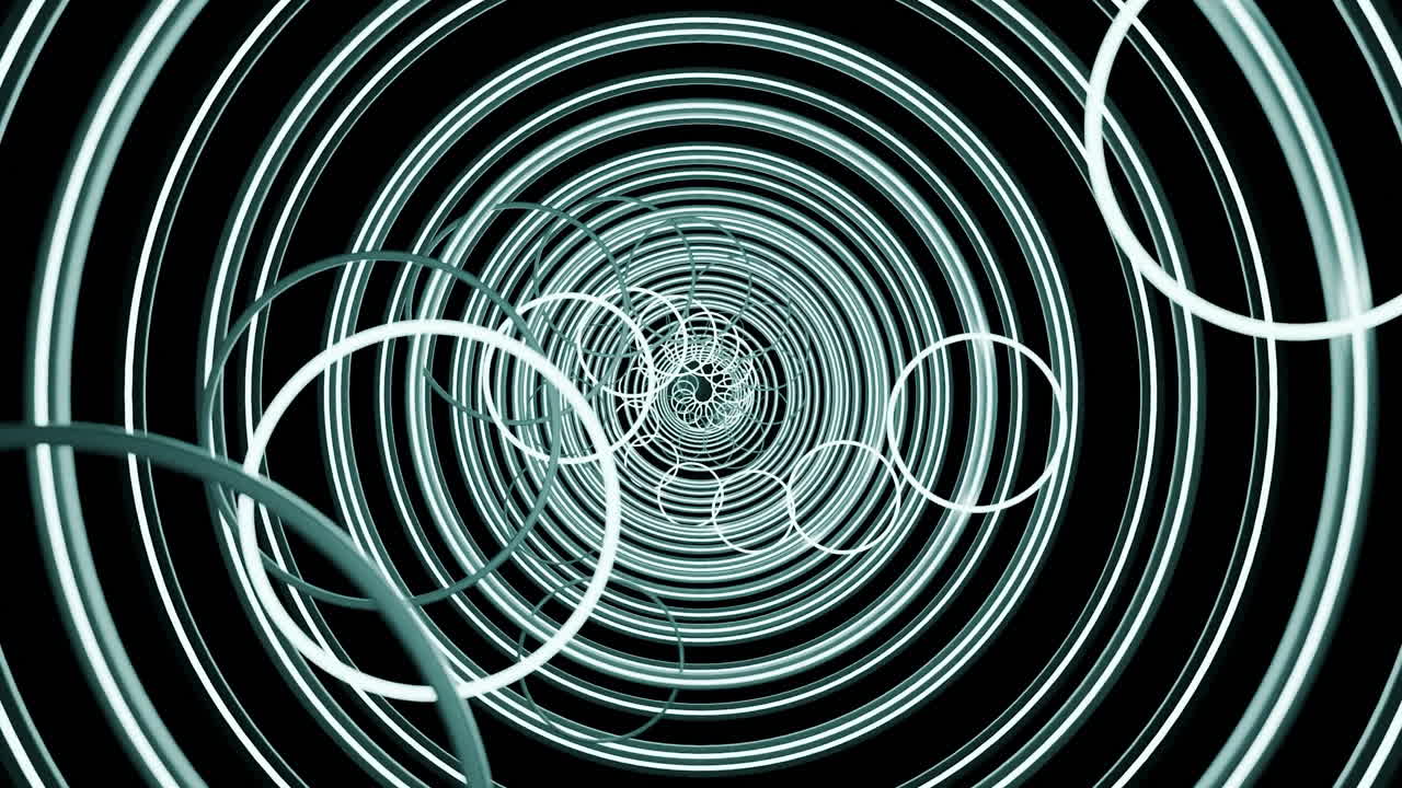 Abstract Concentric Circles Optical Illusion