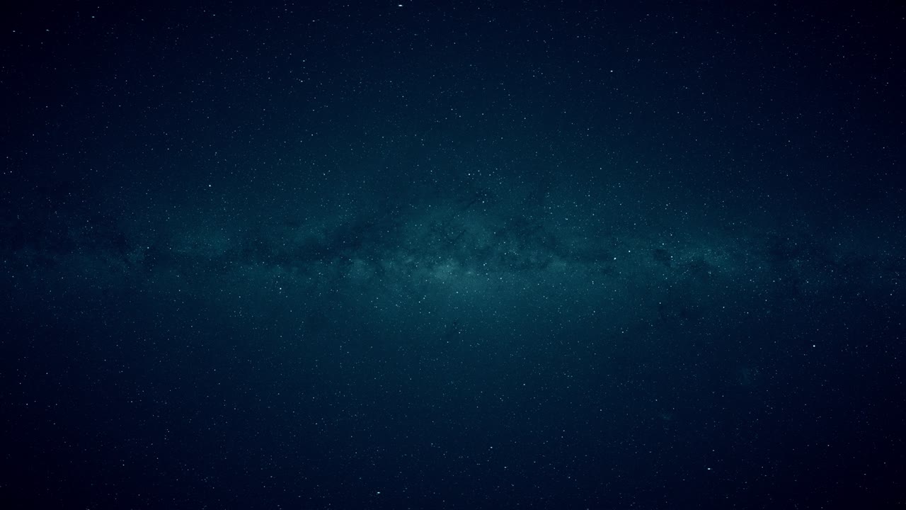 volar al centro de la vía láctea con muchas estrellas brillantes