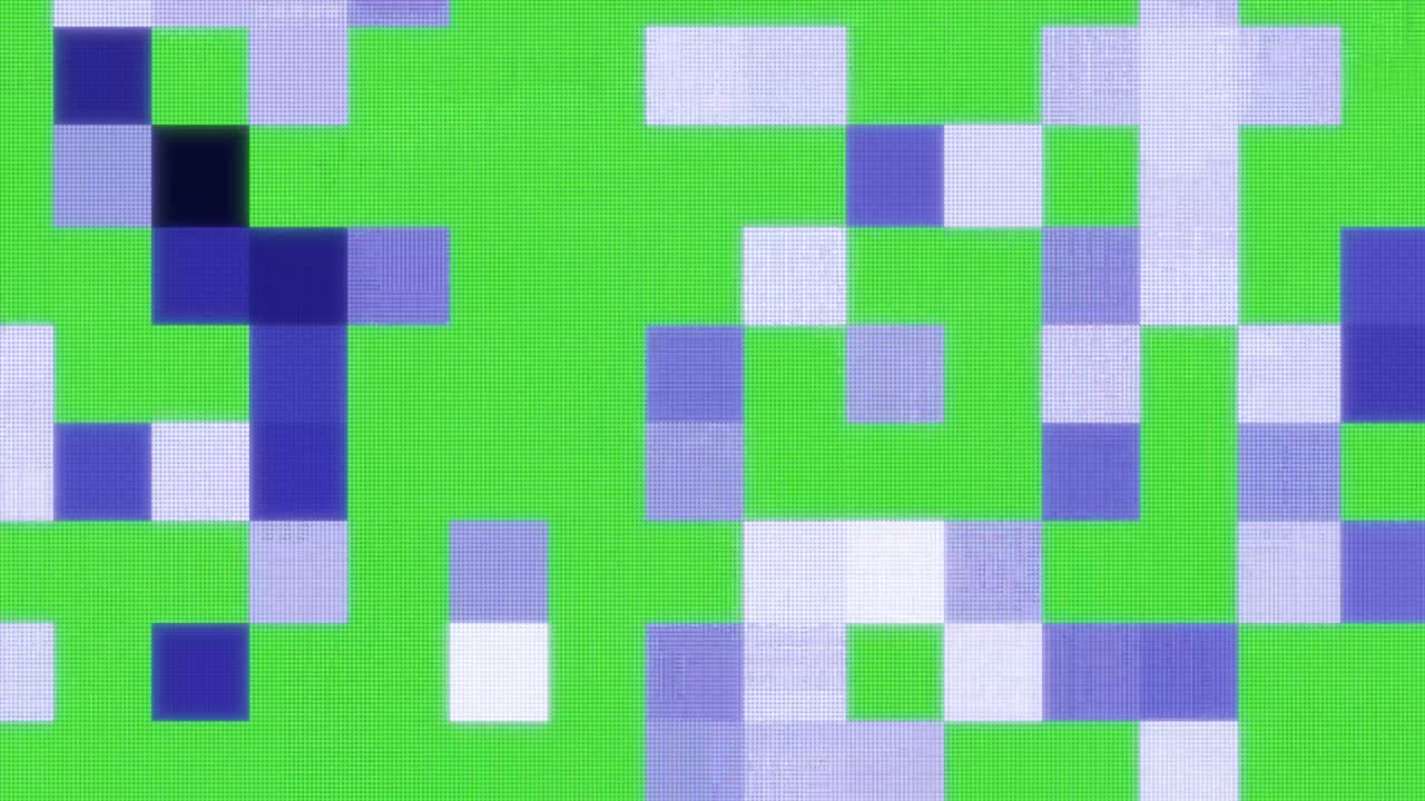 las luces parpadeantes de la pared cuadrada. las linternas de la discoteca de fondo abstracto.