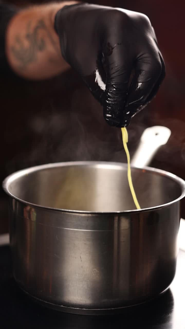 Chef Cooking Pasta