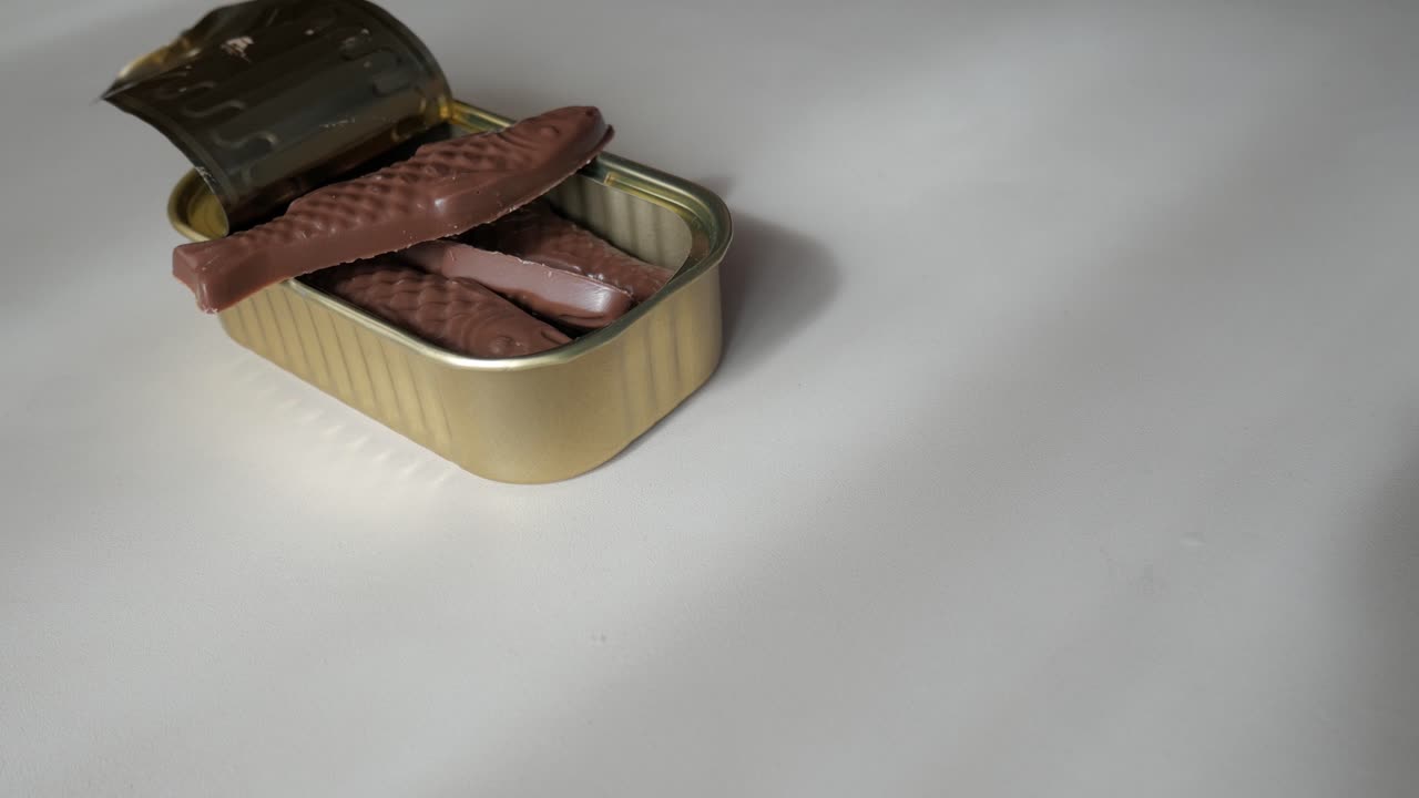 Hands opening a tin, evoking curiosity and surprise