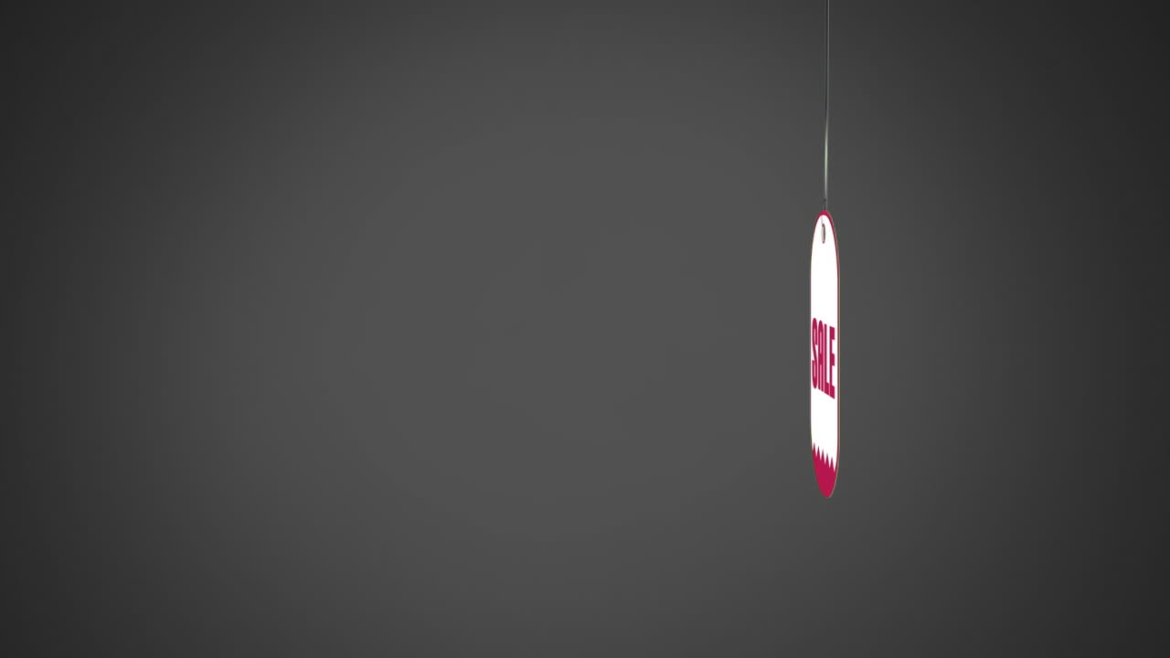 pegatina de venta que se vuelve sobre sí misma