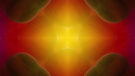 abstract symmetric 3d structures like liquid kaleidoscope in looped animation, smooth color gradients with glow glitter. kaleidoscope effect with abstract waves. beautiful abstract bg 3d pattern. dof