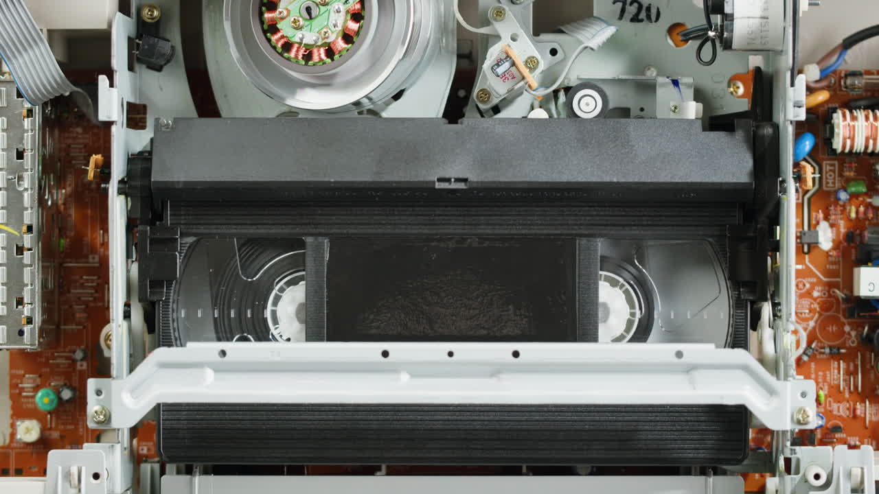 Inside of a VHS Player
