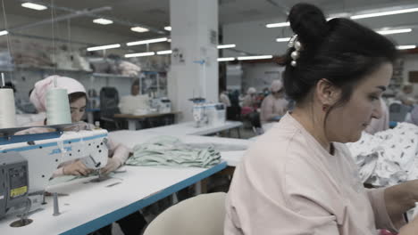 women working in a textile factory