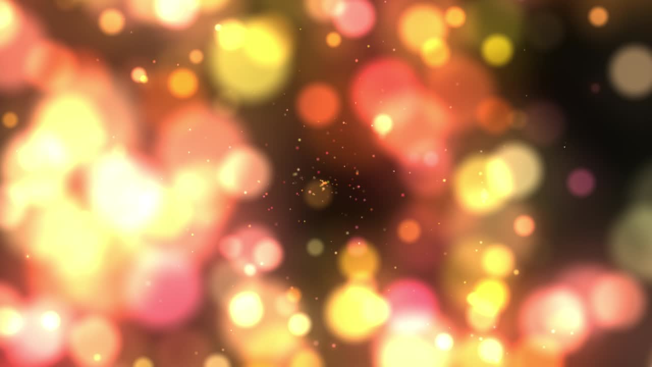 4k hermoso bokeh y rayos de luz - bucle