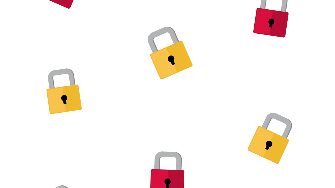 animación del patrón de cerraduras seguras