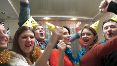 friends celebrating a party