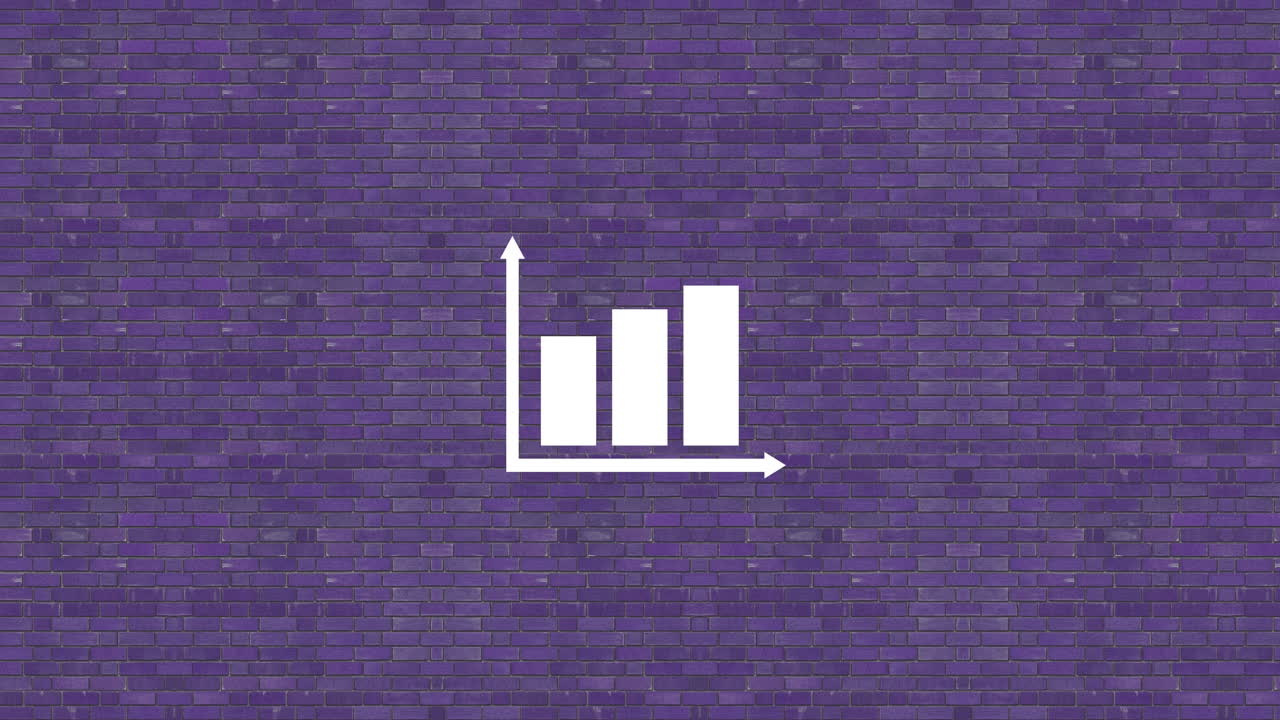 Thumbs down neon sign on brick wall 4k