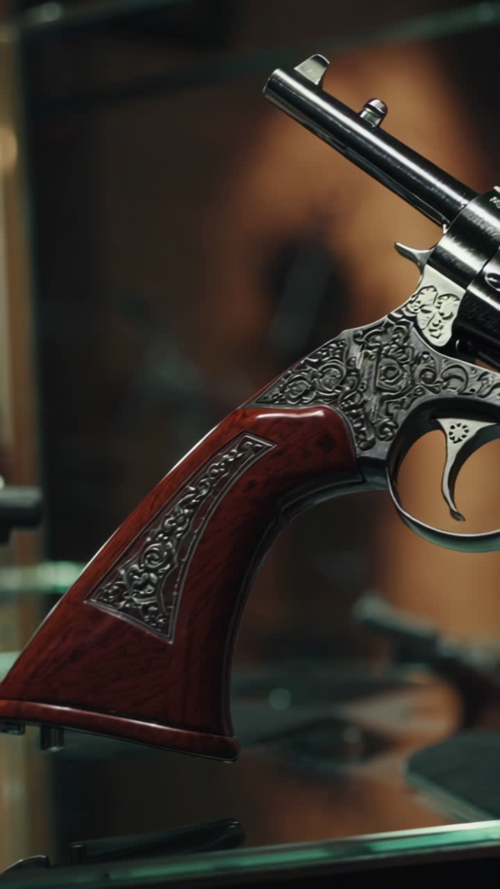 Collection of Decorative Antique Revolvers