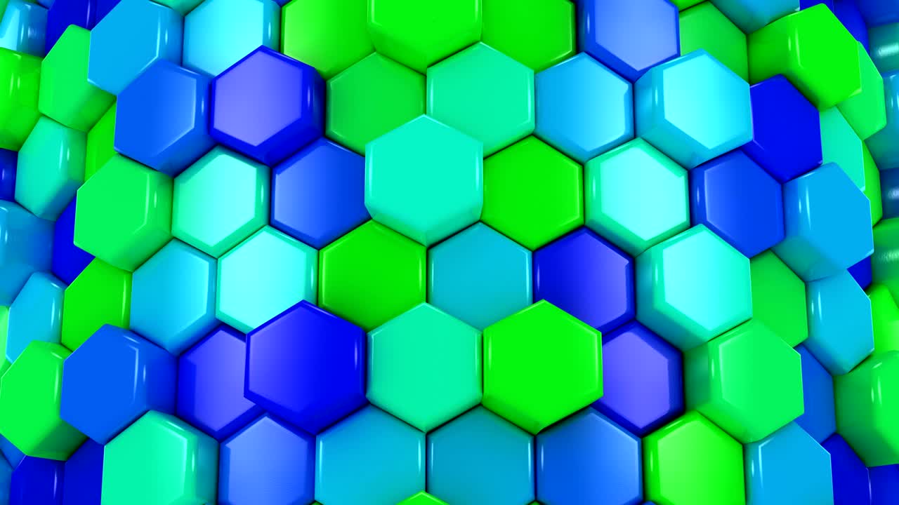 los panales de miel animados cambian de color