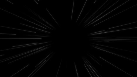comic dynamic speed lines fast speed line zoom black and white particle or space traveling particle
