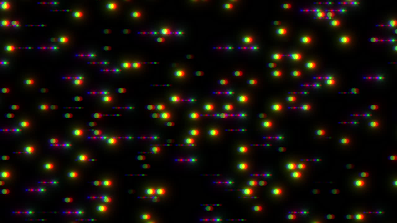Vibrant circular array of colorful dots evokes energy and movement
