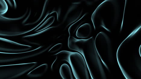 fantasy blue audio waves on black gradient