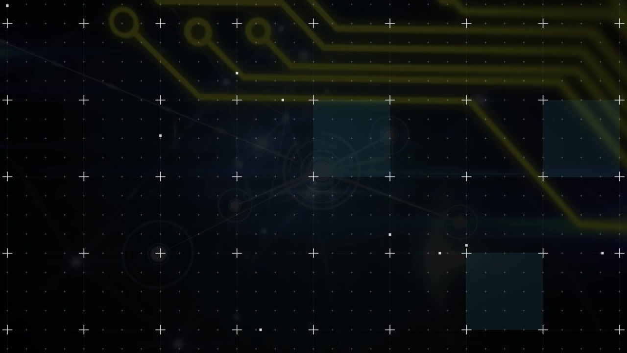 The video depicts a digital interface with a global connection and communication concept