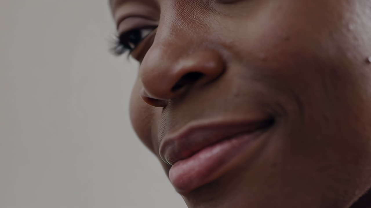 Close-up of a smiling woman