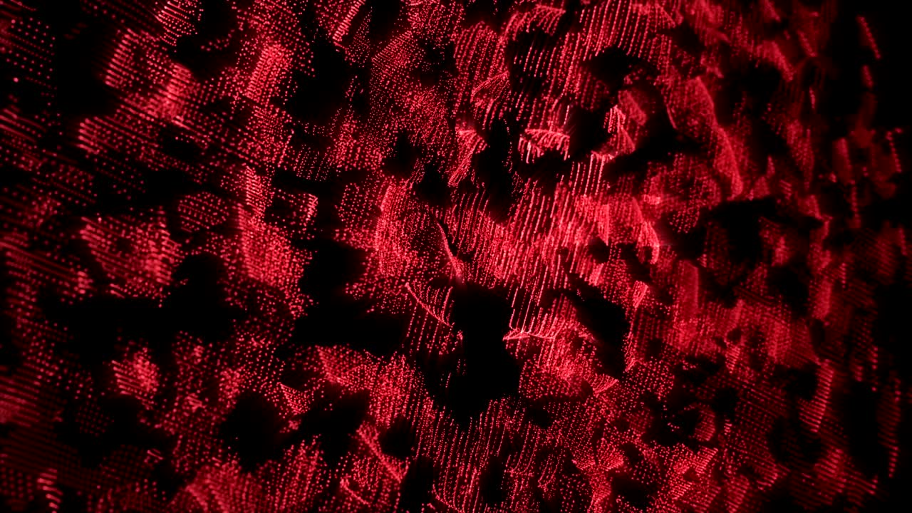 movimiento digital abstracto bucle de fondo rojo