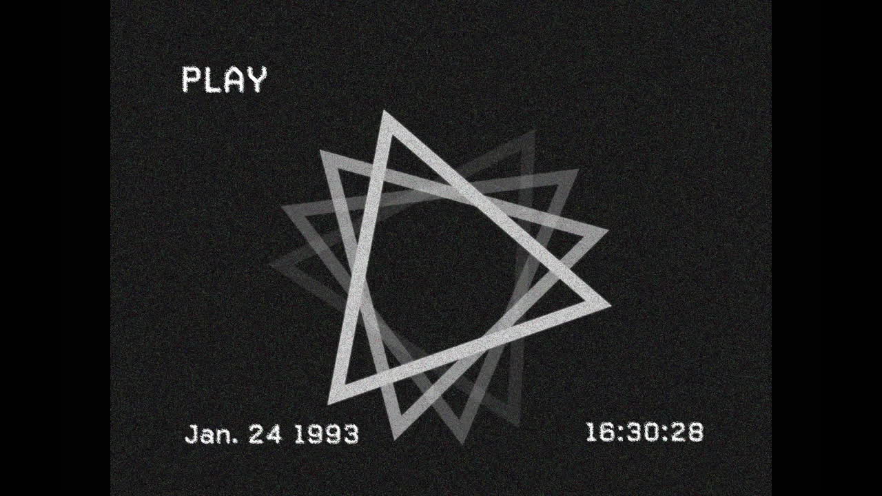 움직이는 삼각형에 대한 간섭의 애니메이션