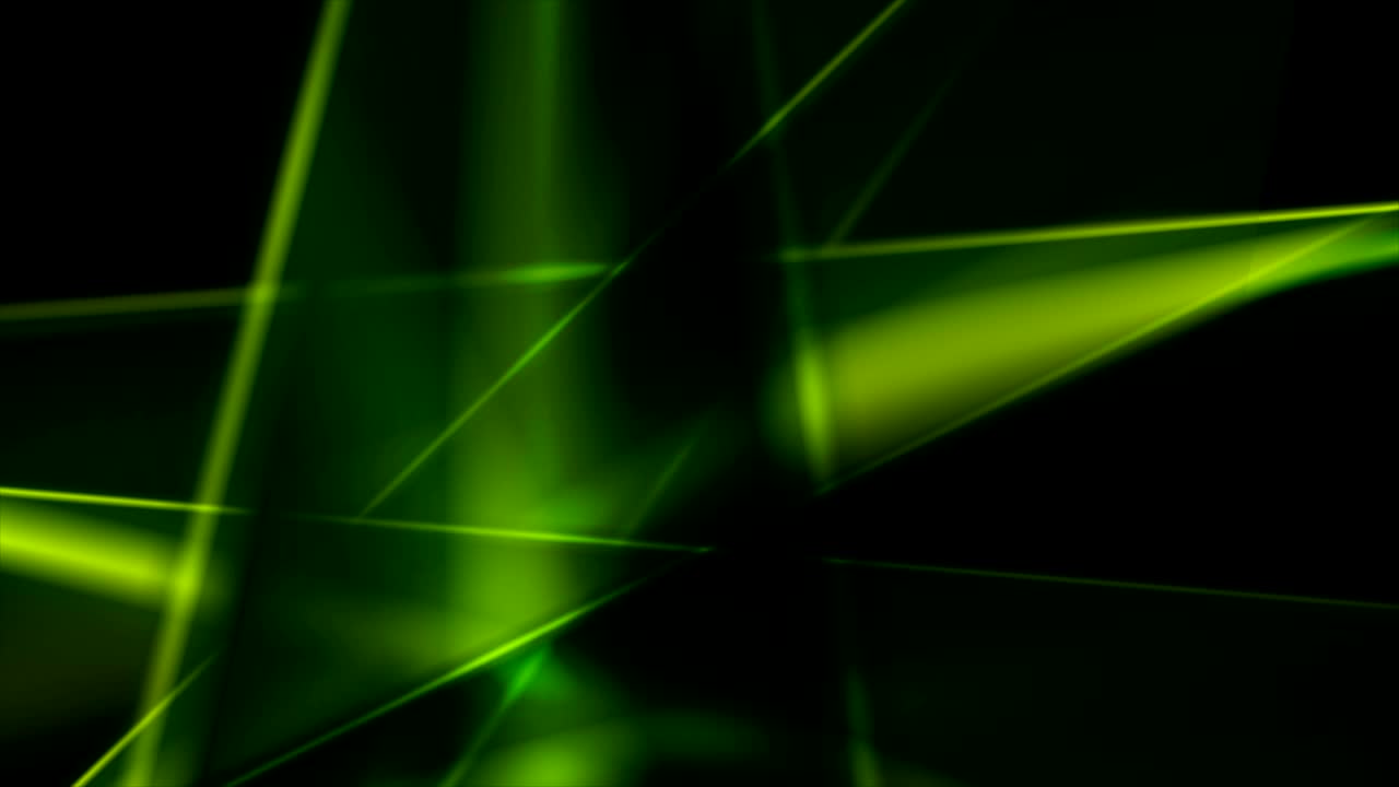 Animazione video astratta lucida e luminosa verde scuro