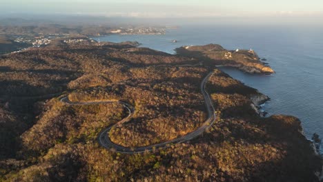 Parque-Nacional-Huatulco,-Situado-A-Lo-Largo-De-La-Costa-Pacífica-De-Oaxaca,-México