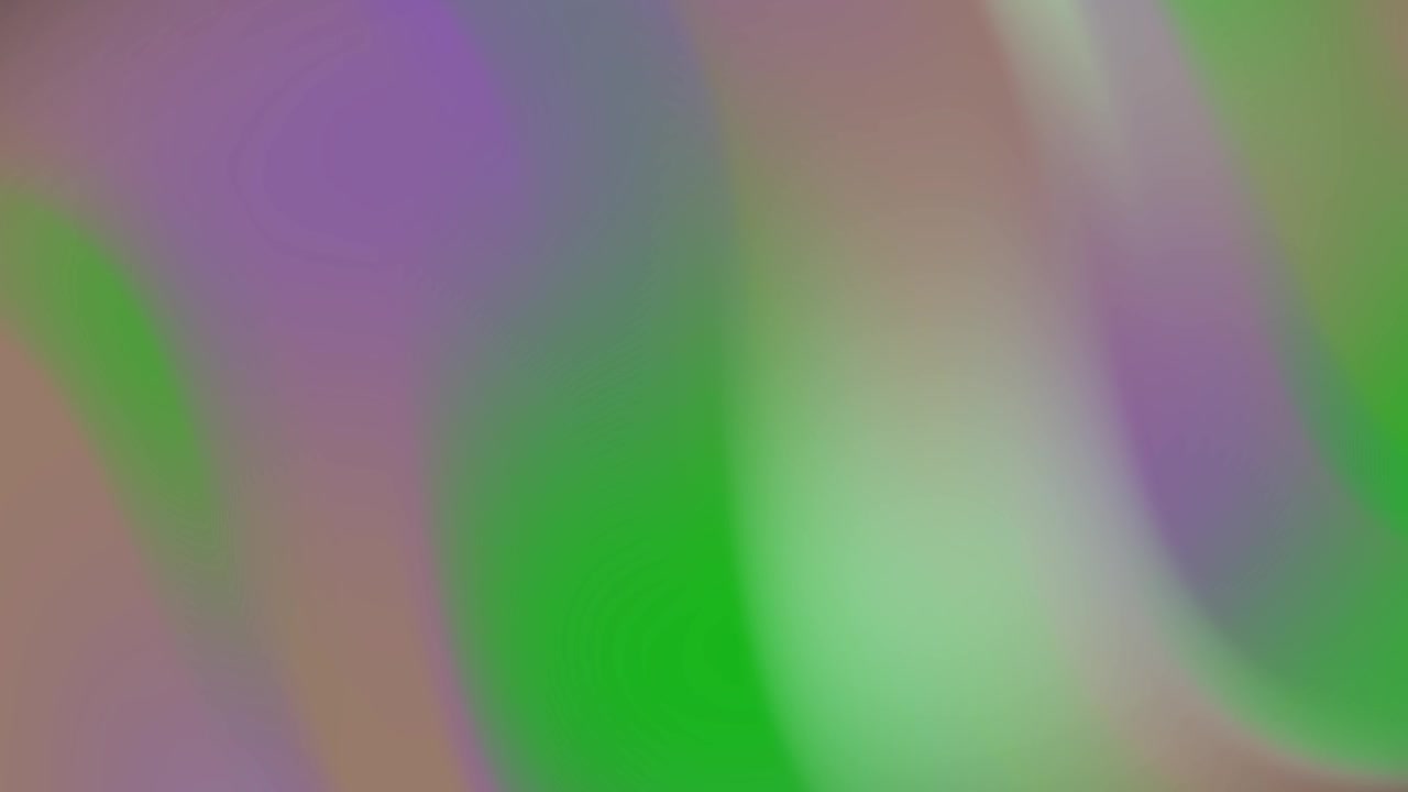 Abstract Gradient Background with Smooth Flowing Green and Purple Colors