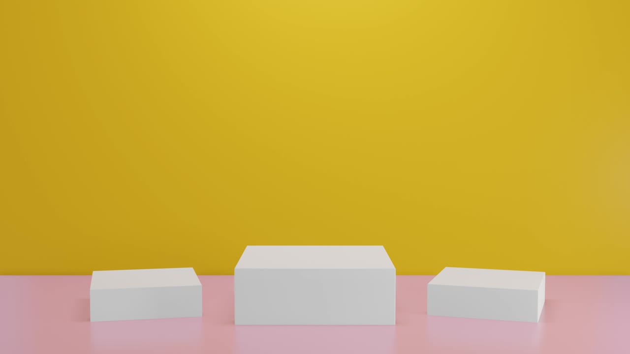 pedestal de presentación de los productos