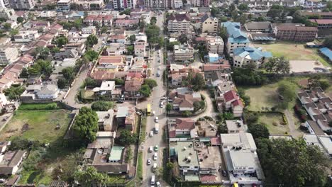 Aerial-View-of-Nairobi,-Kenya