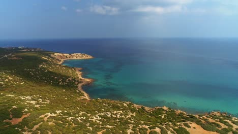 aerial drone capture of the karpas peninsula