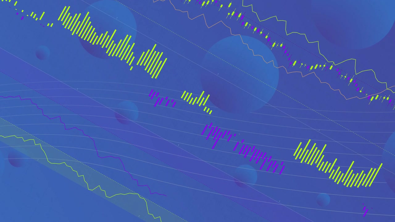 Audio-visualizer cluster responding to pulsing audio, growing and pulsing with rhythmic bars
