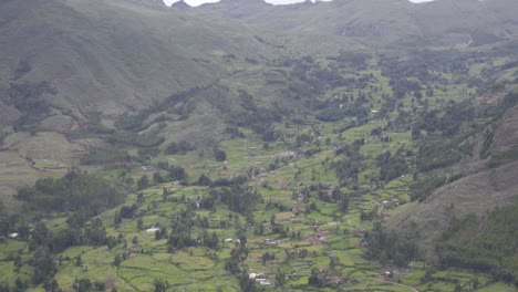 zoomed in shot of pisac valley