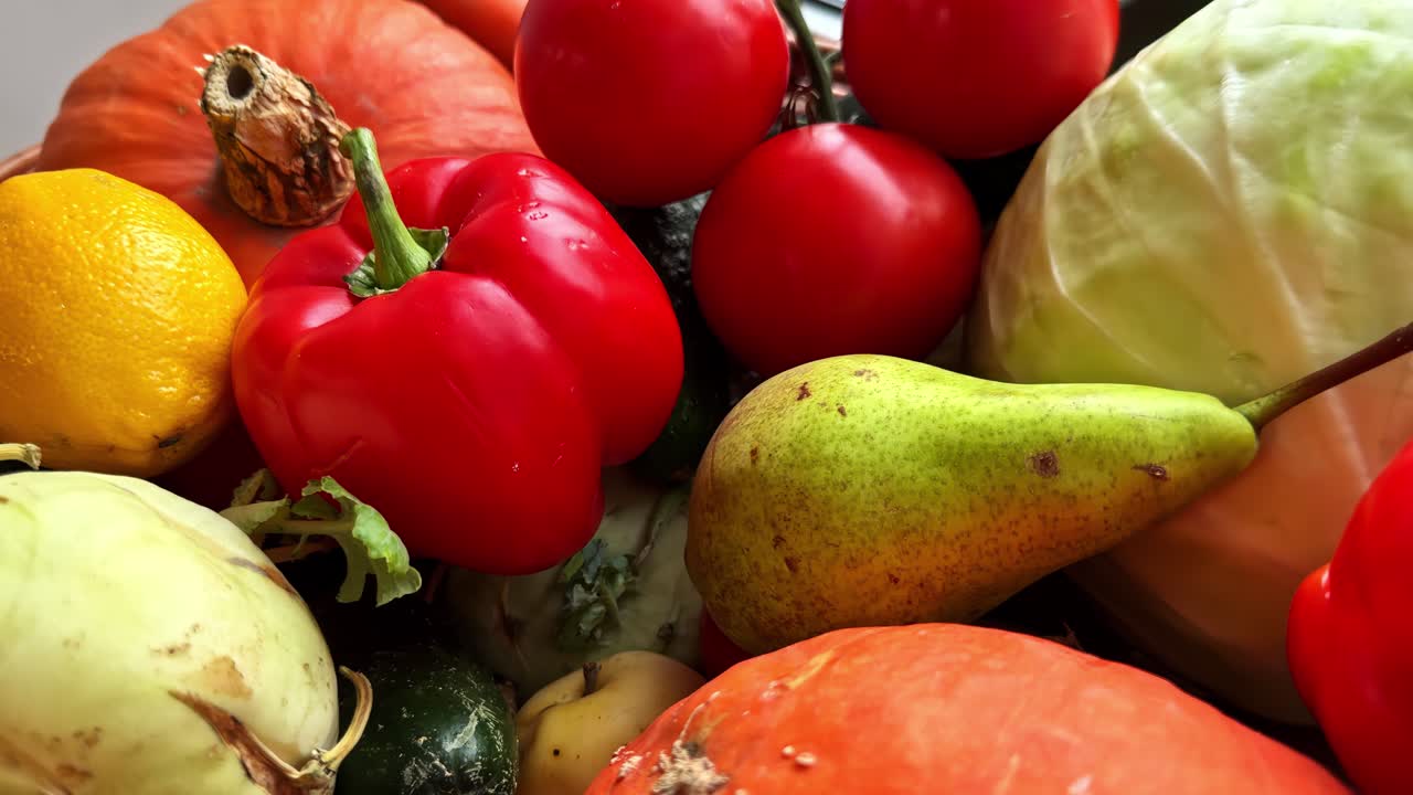 Basket of fresh veggies by window, vibrant and ready for cooking