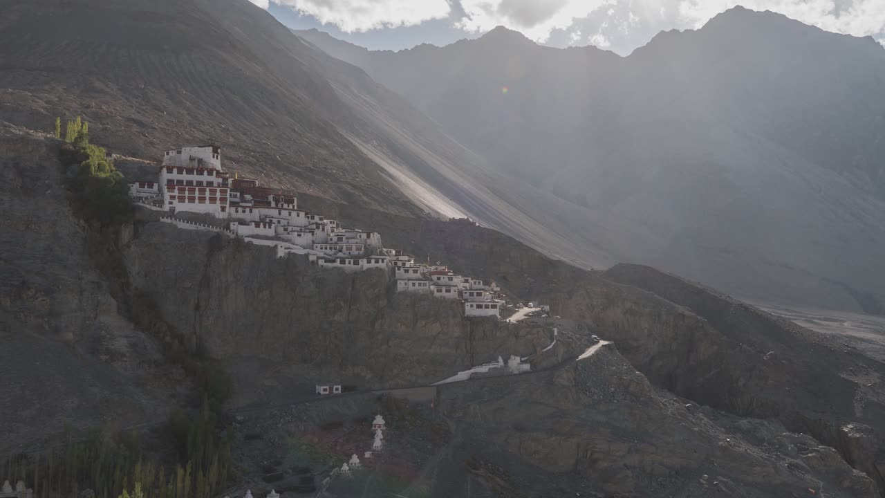 Ladakh Monastery nestled in the Himalayas
