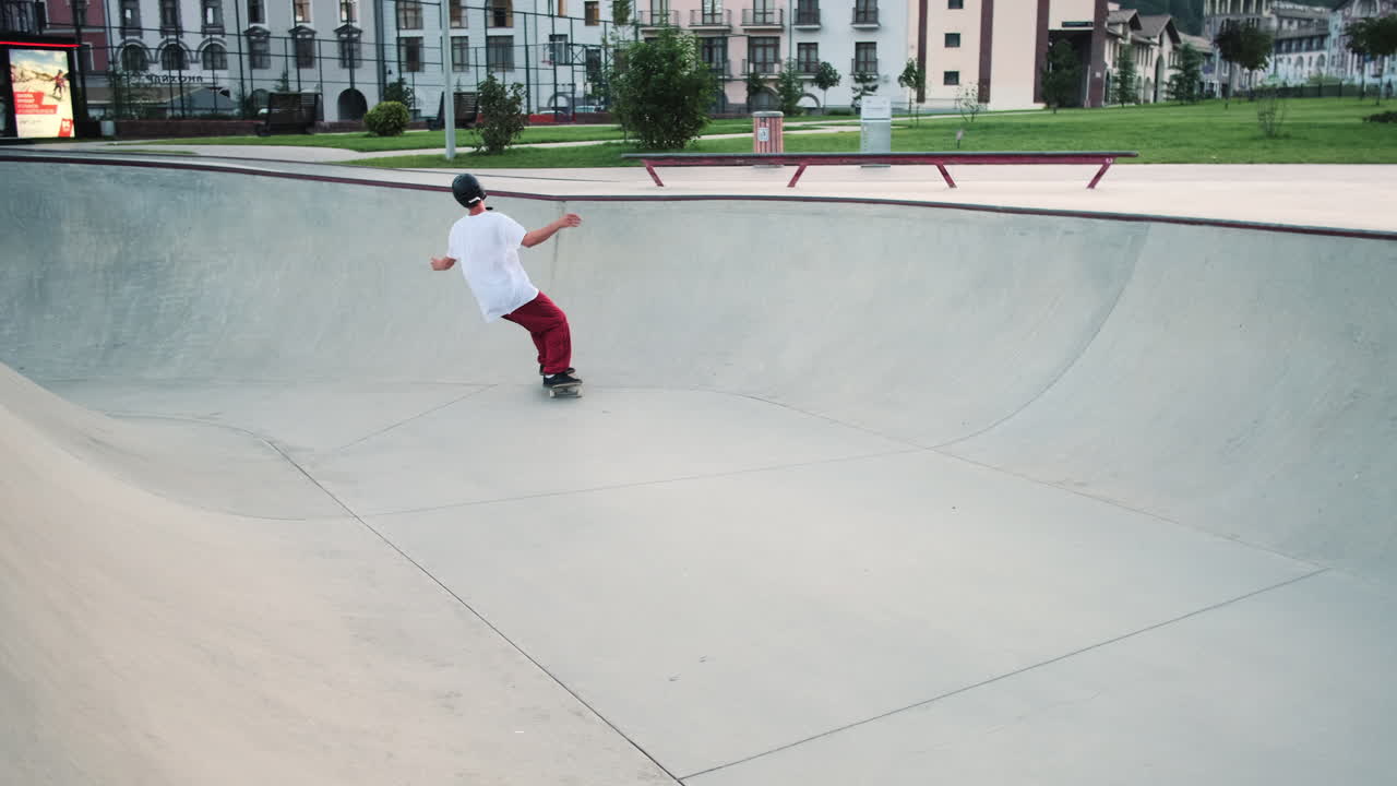 patinaje en un parque de patinaje