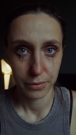 woman crying