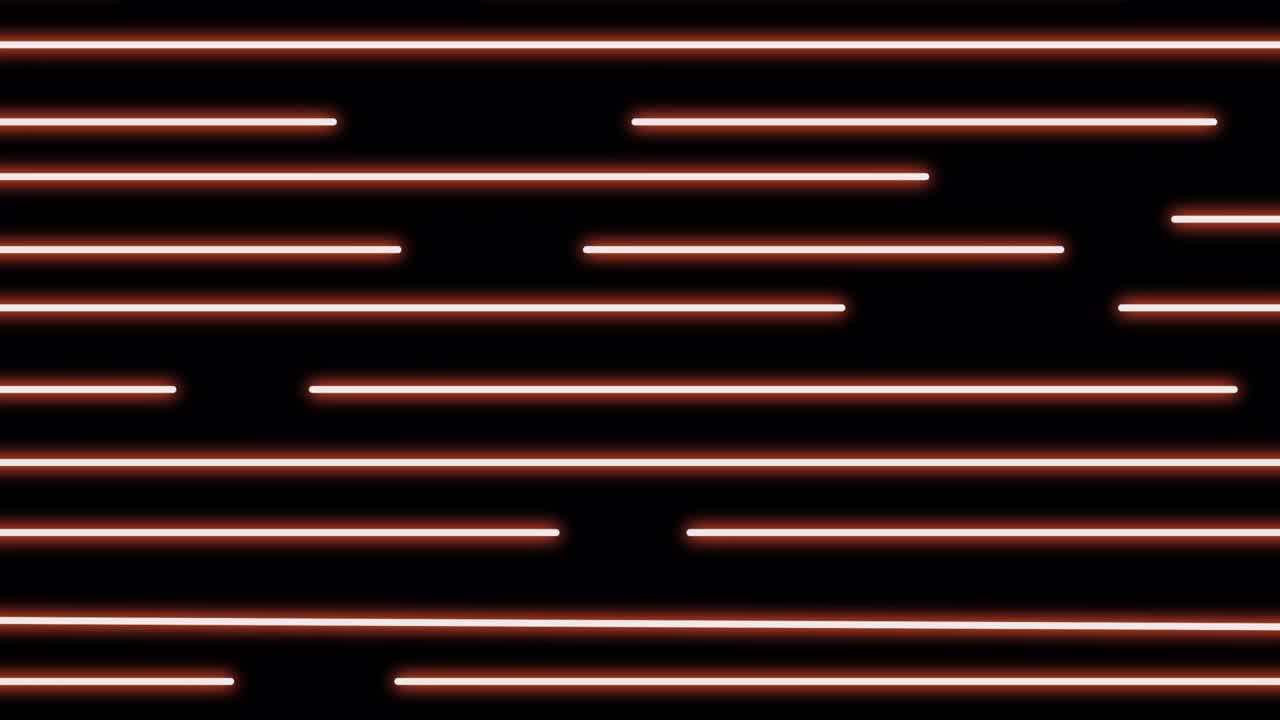 un patrón lineal con líneas de neón rojo.