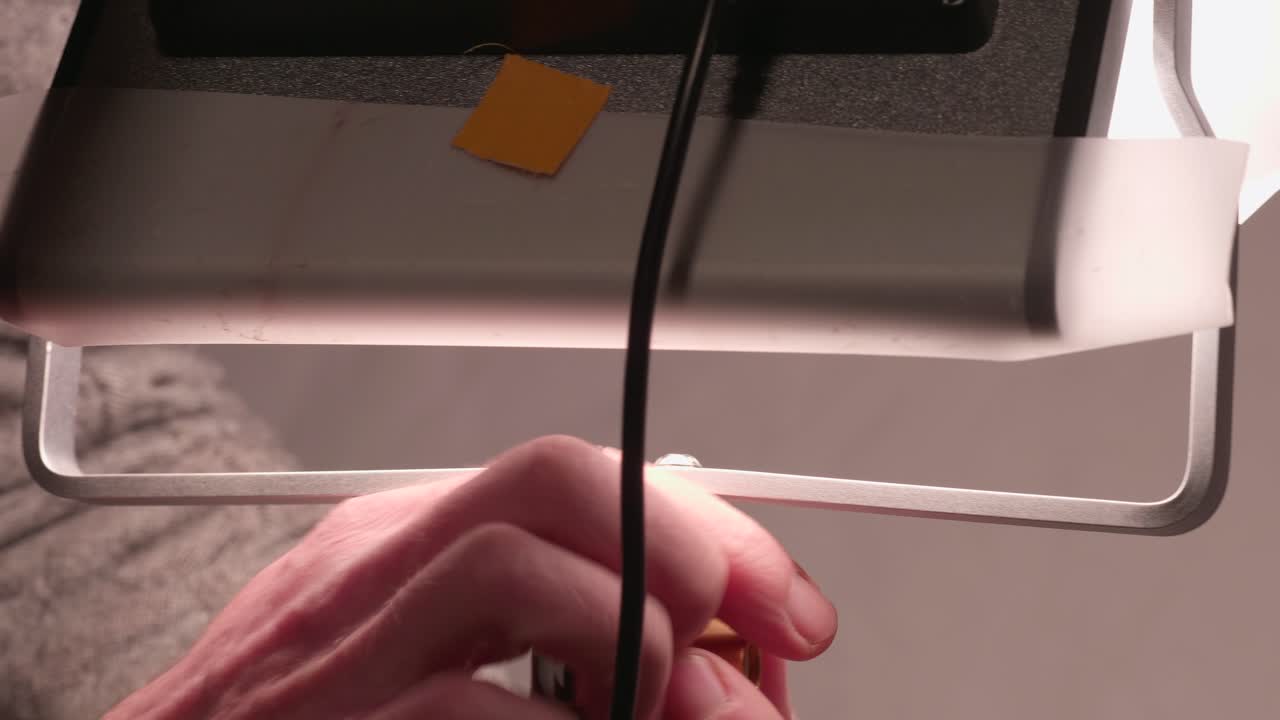 카메라맨 고정 카메라 조명, 스튜디오 작업 현장, 클로즈업