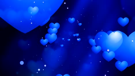 blue valentines hearts