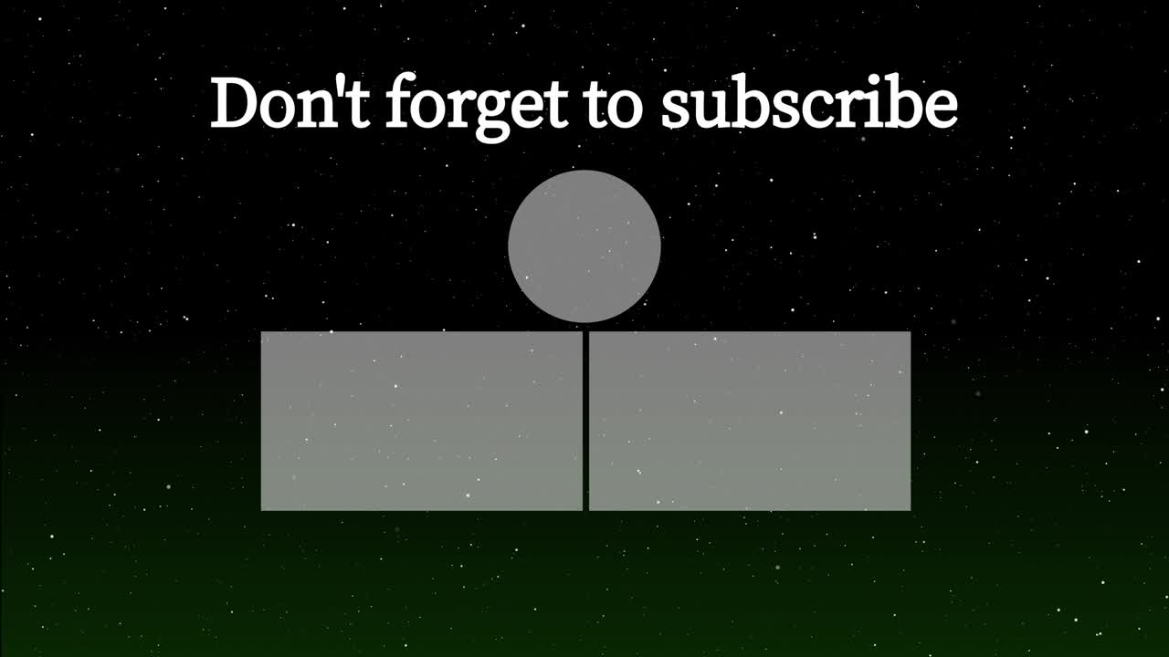 스페이스 갤럭시 엔드 카드 엔딩 스크린 모션 그래픽