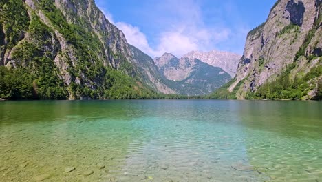 obersee in bavaria, germany in the summer