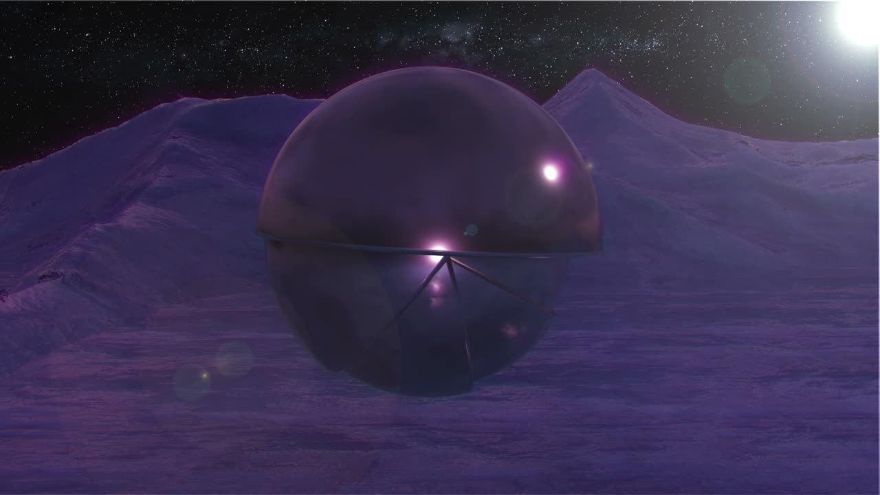 은하계에 있는 외계 행성의 미래 로, 외계 기술의 개념.