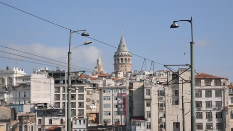 istanbul cityscape with galata tower