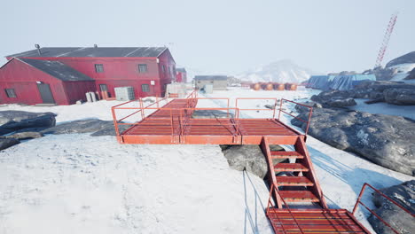 Vista-De-La-Importante-Estación-Antártica