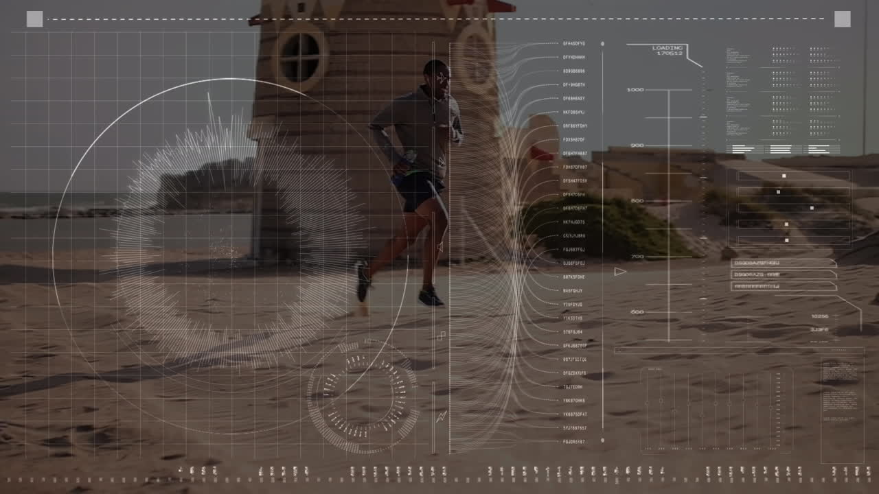 적합한 사람이 실행하는 데이터 처리의 애니메이션