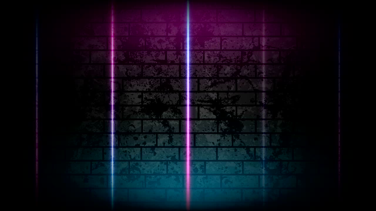 líneas de neón azul púrpura tecnología fondo de movimiento grunge